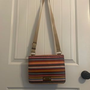 Franco Sarto Crossbody bag, multicolor dot pattern